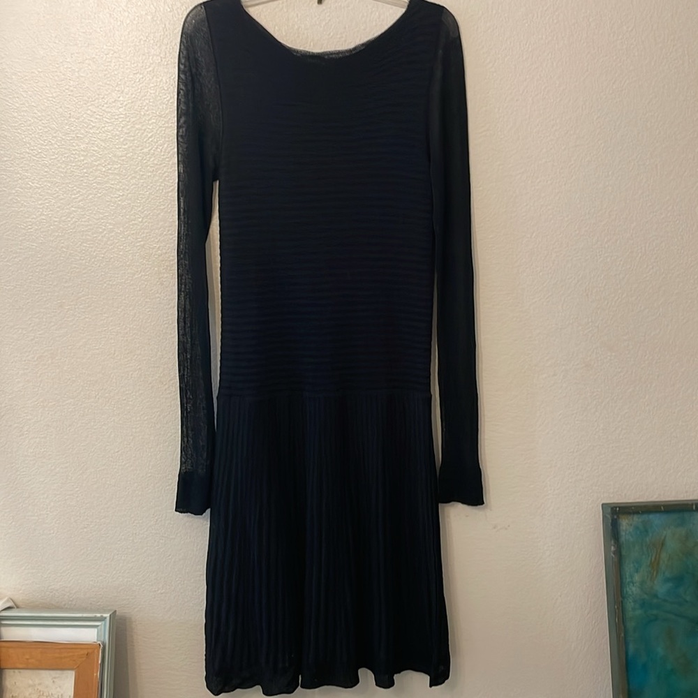 Quiet Luxury Italian Knit Midi Dress Isz 44